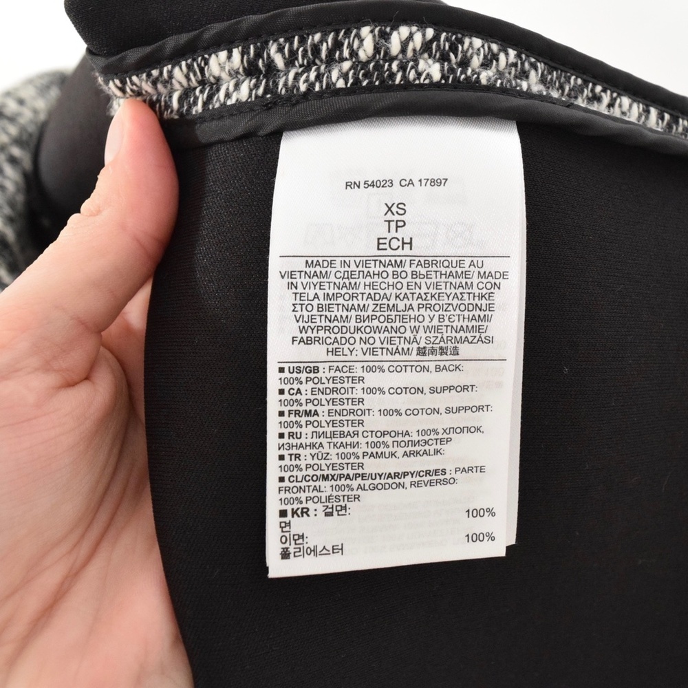 Banana Republic Tweed Scuba Knit Sweater Jacket - Picture 7 of 7